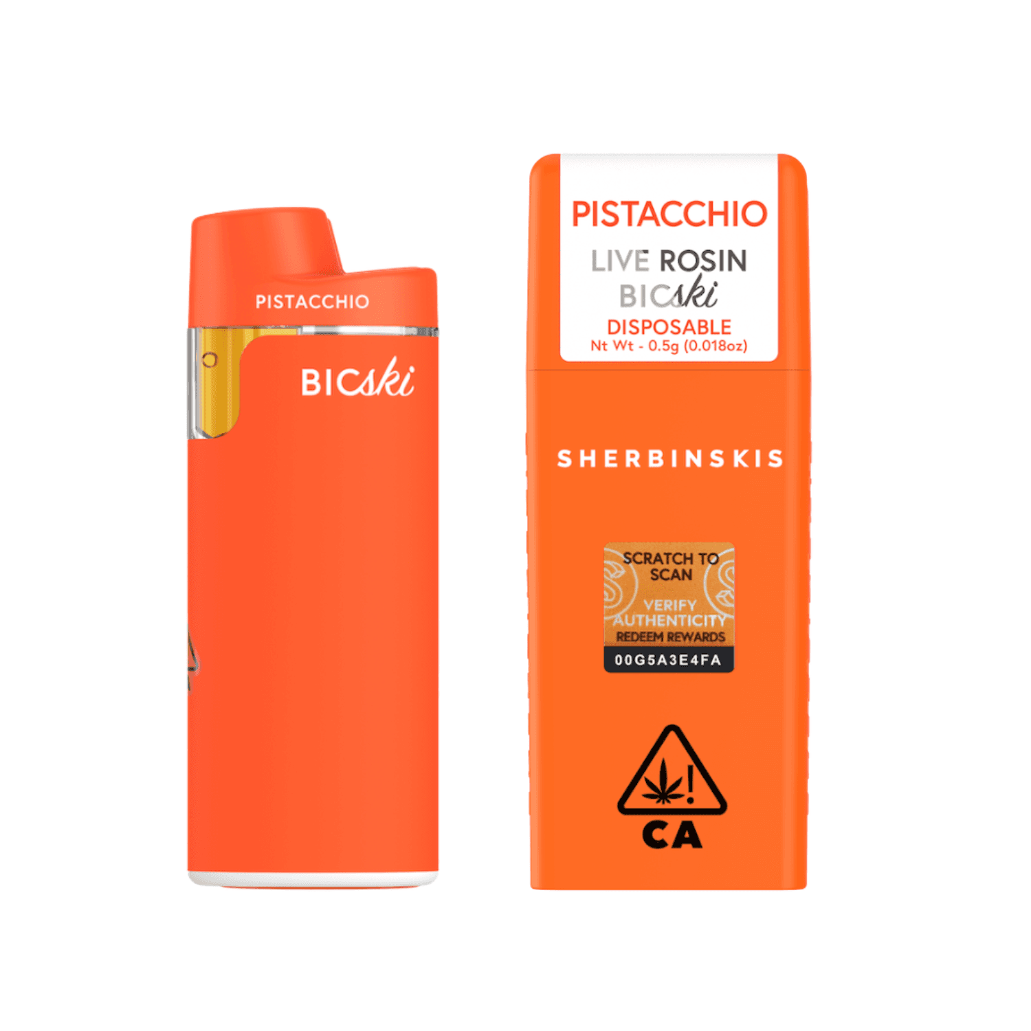 Sherbinskis Pistacchio Bicski Disposable Vape - 0.5g