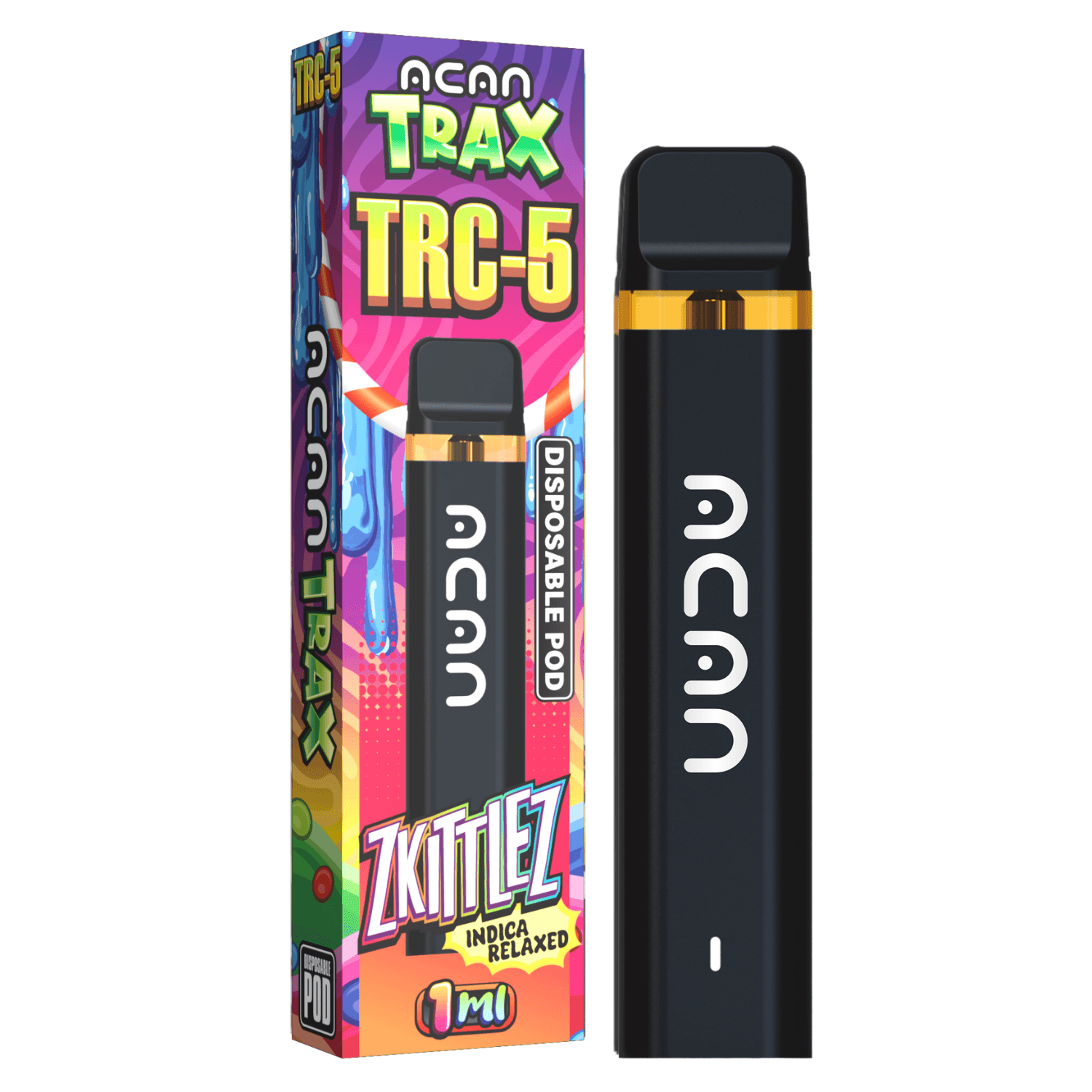 ACAN Trax TRC-5 Zkittlez 1ml Disposable Vape