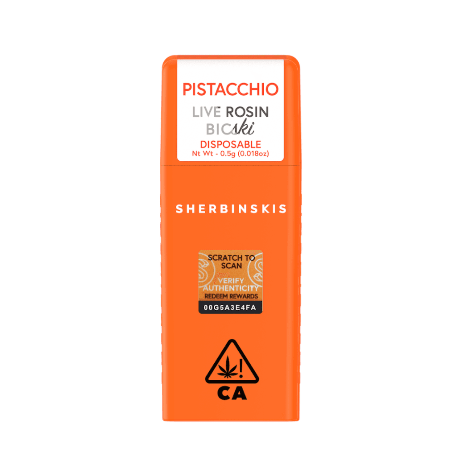 Sherbinskis Pistacchio Bicski Disposable Vape - 0.5g