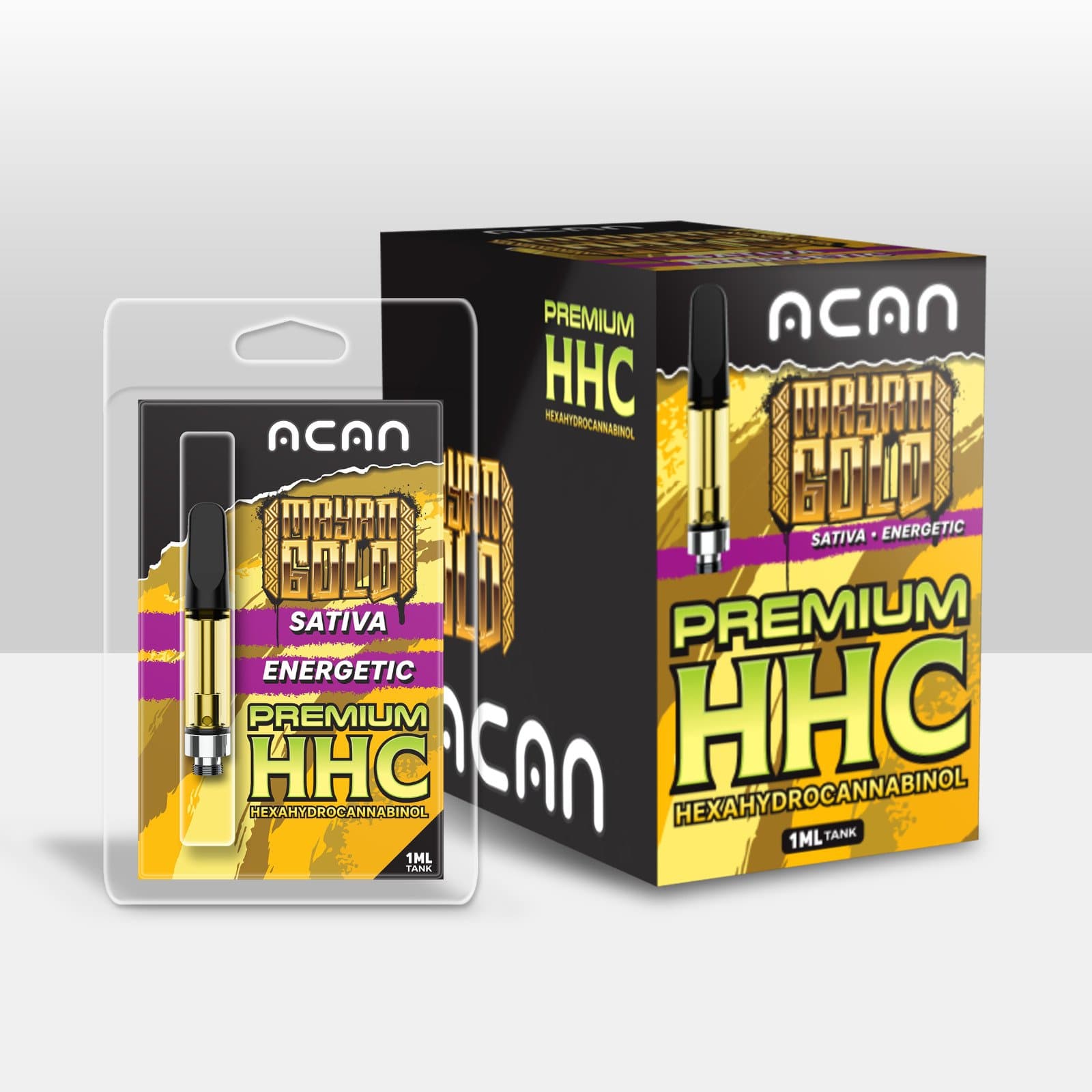 Acan Gold HHC Mayan Gold 1 ml Cartridges
