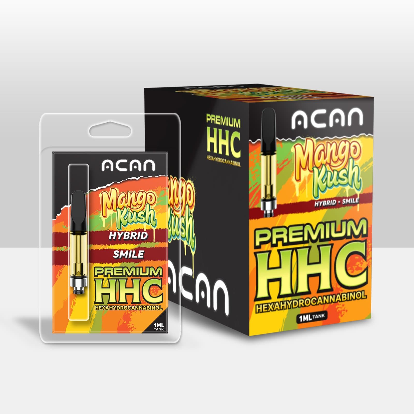 Acan Gold HHC Mango Kush 1mL Cartridges