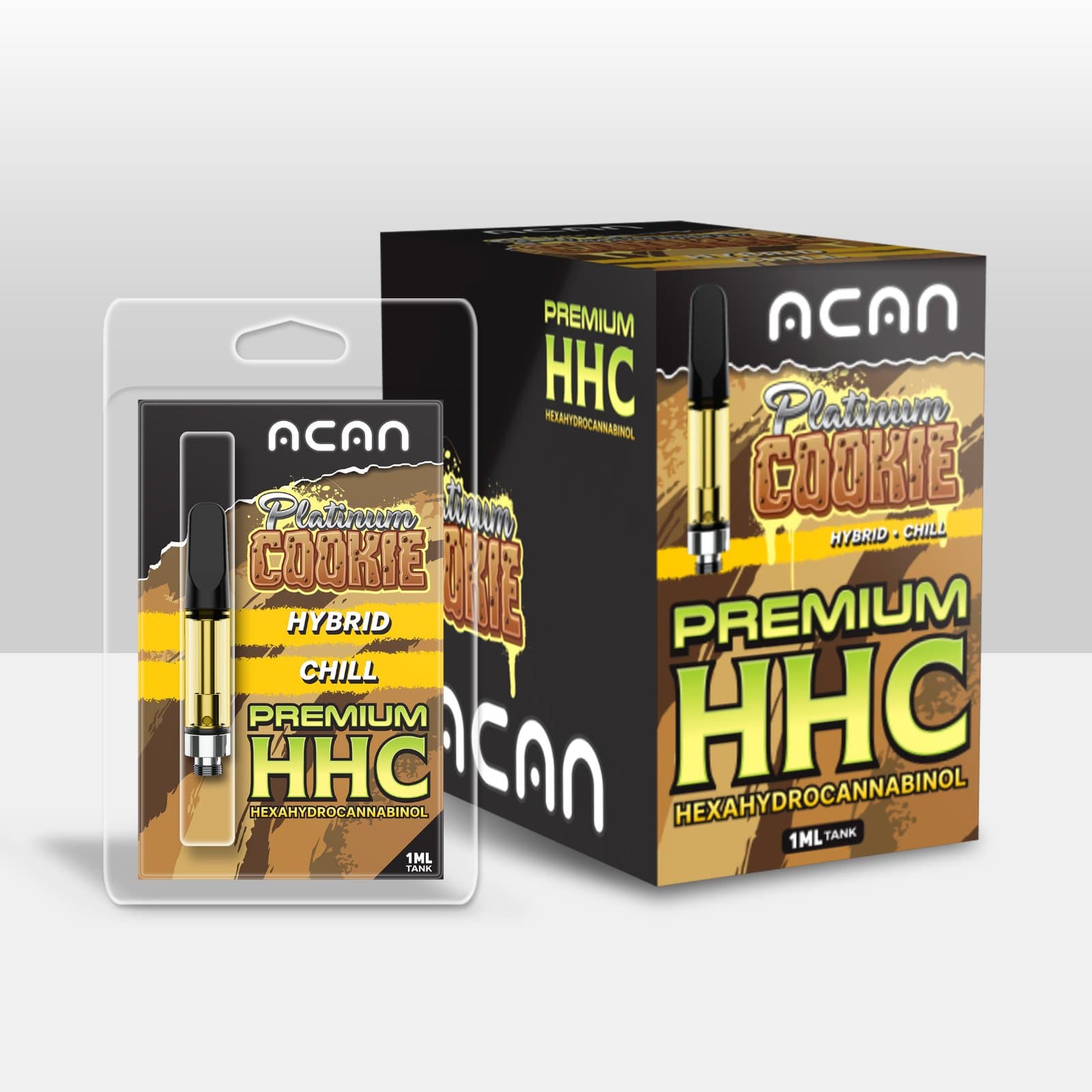 Acan Gold HHC Platinum Cookie 1 ml Cartridges