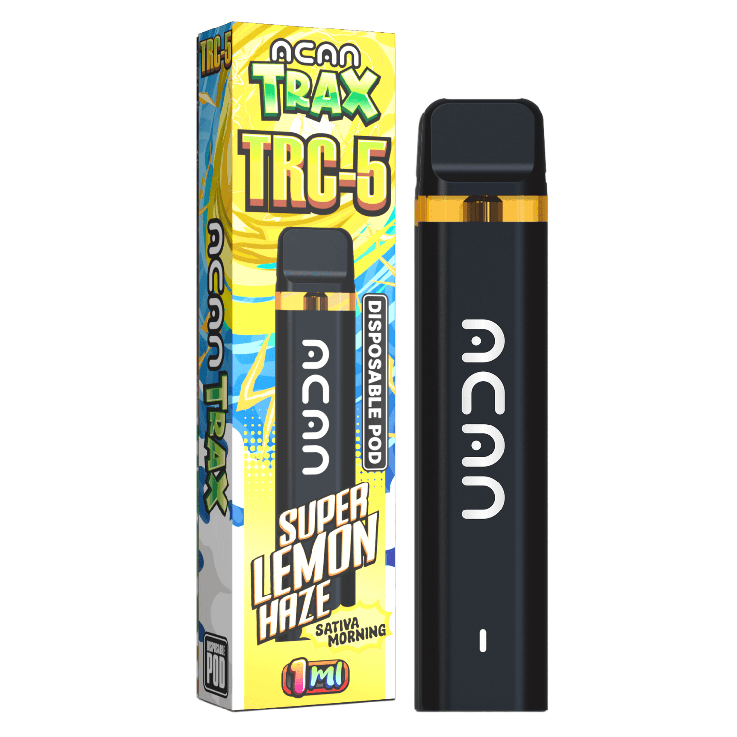 ACAN Trax TRC-5 Super Lemon Haze 1ml Disposable Vape