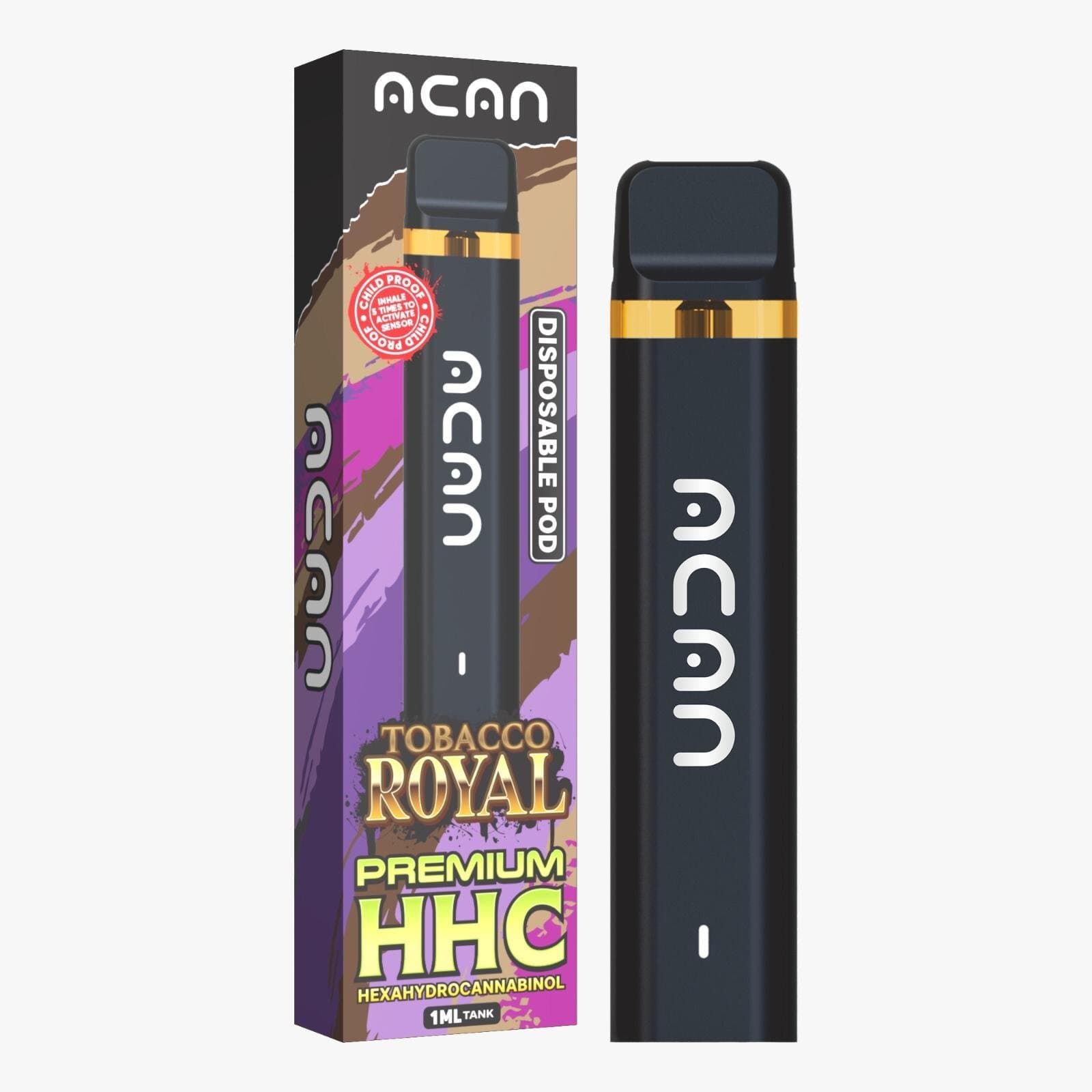 ACAN Gold HHC Tobacco Royal 1mL Disposable Vape
