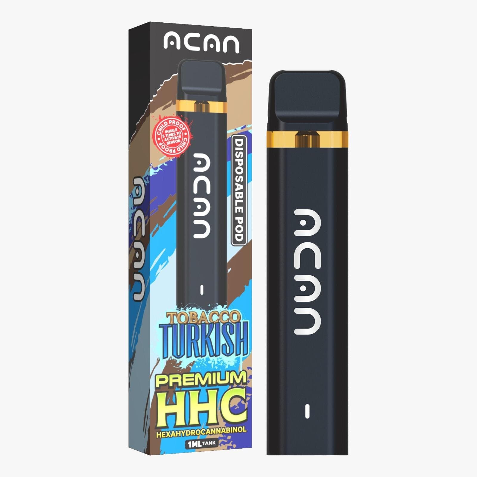 ACAN Gold HHC Tobacco Turkish 1ml Disposable Vape