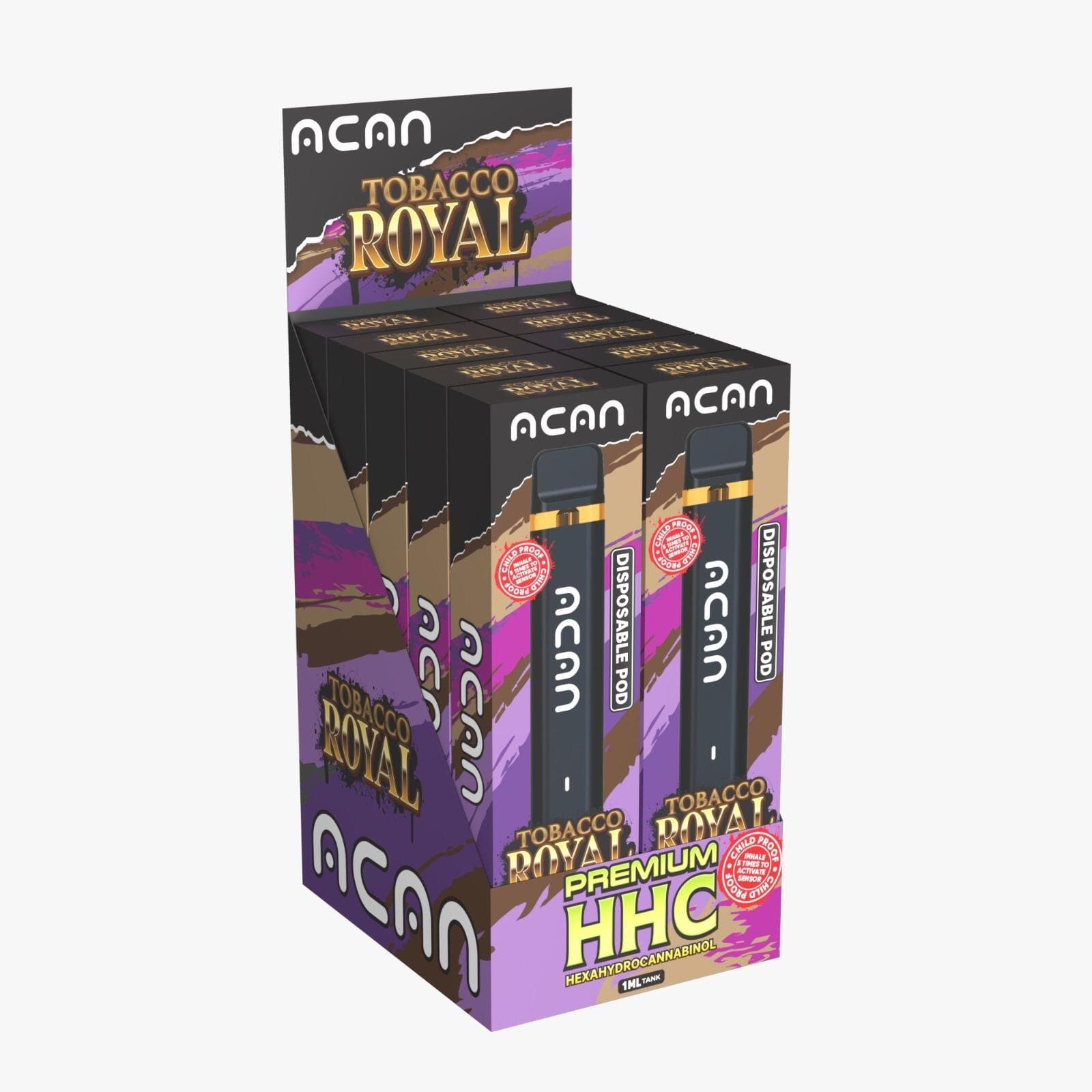 ACAN Gold HHC Tobacco Royal 1mL Disposable Vape