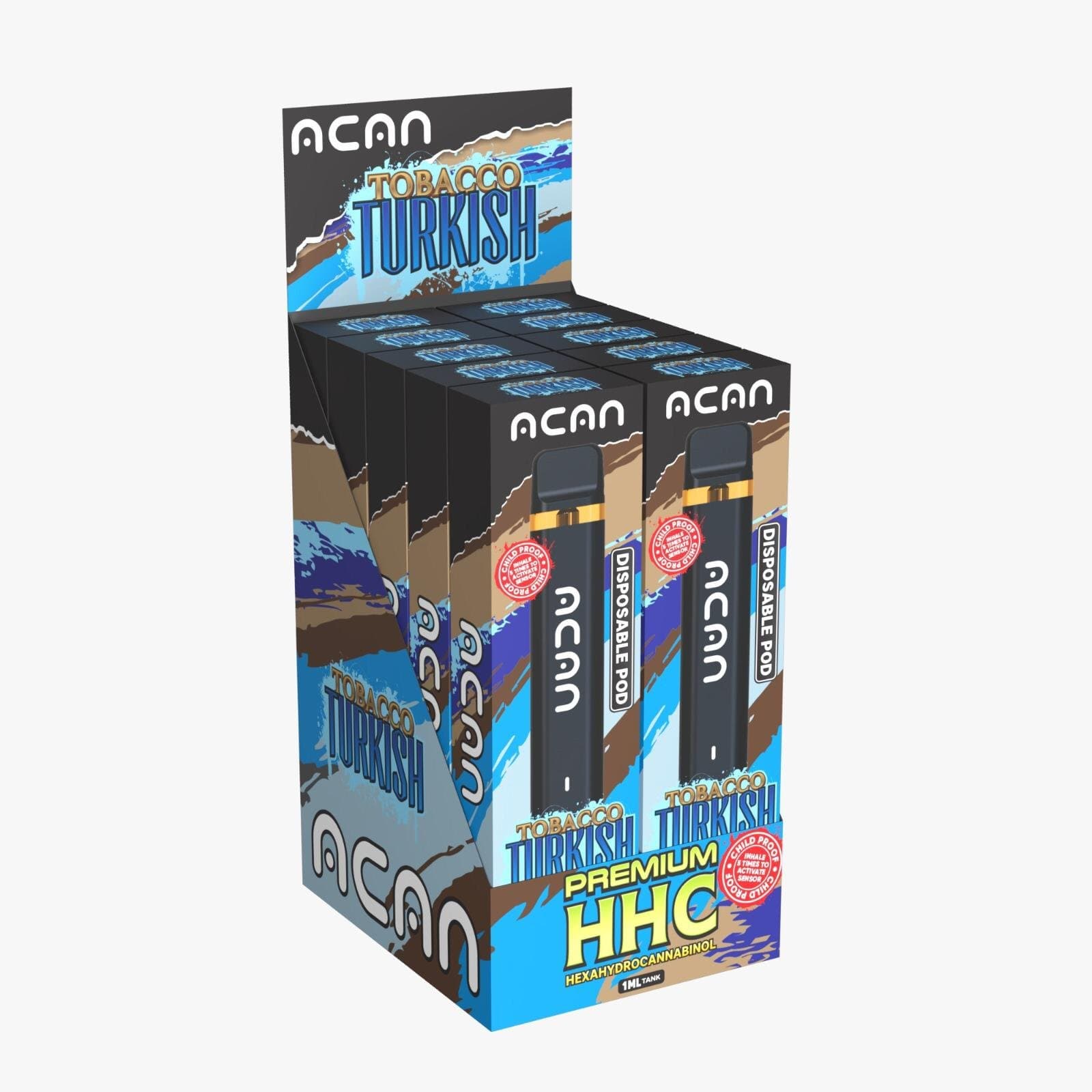 ACAN Gold HHC Tobacco Turkish 1ml Disposable Vape