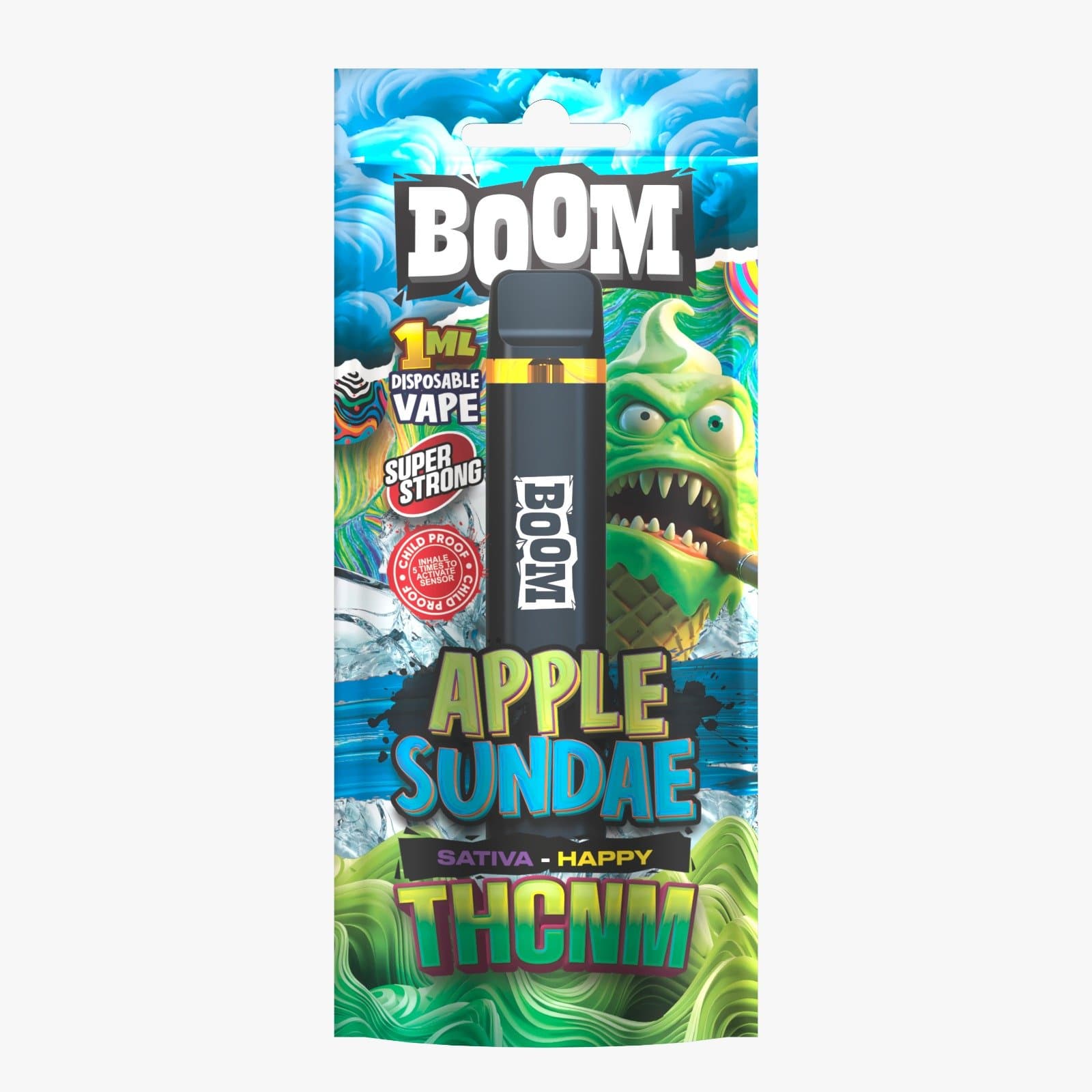ACAN BOOM Apple Sundae THCNM 1ml Vape