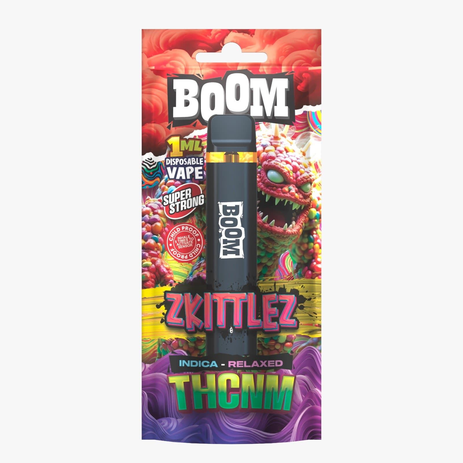 ACAN BOOM Zkittlez THCNM 1ml vape