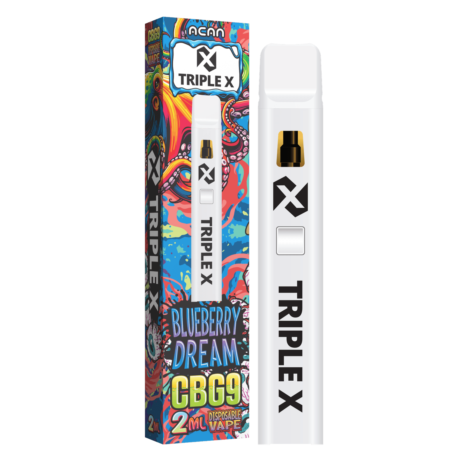 Acan Triple X CBG9 Blueberry Dream 2ml Vape