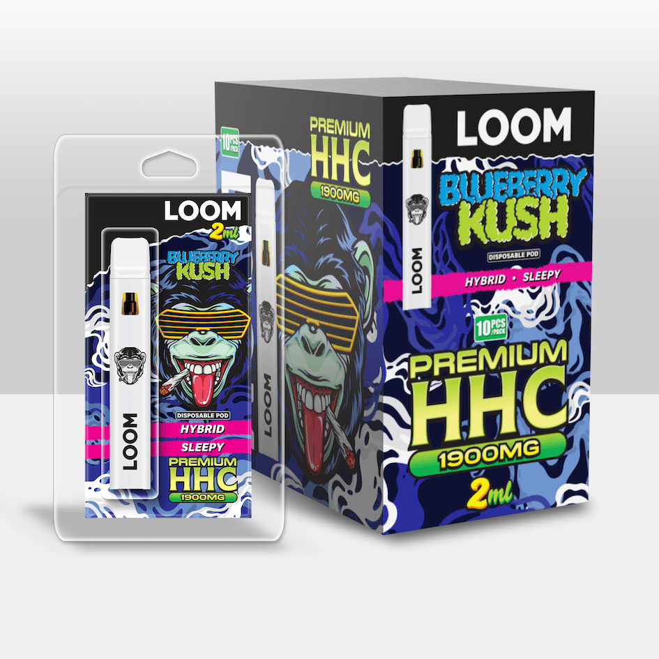 LOOM HHC Blueberry Kush 1900mg 2 ml Vape
