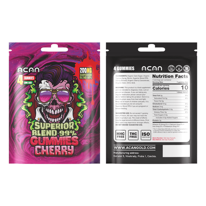 ACAN Gummies Cherry 200mg