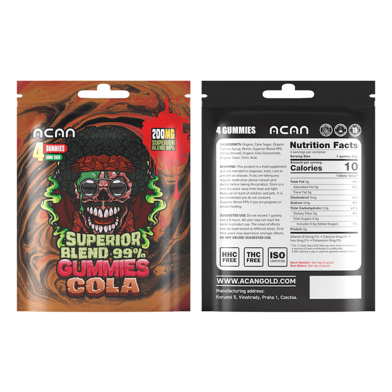ACAN Gummies Cola 200mg
