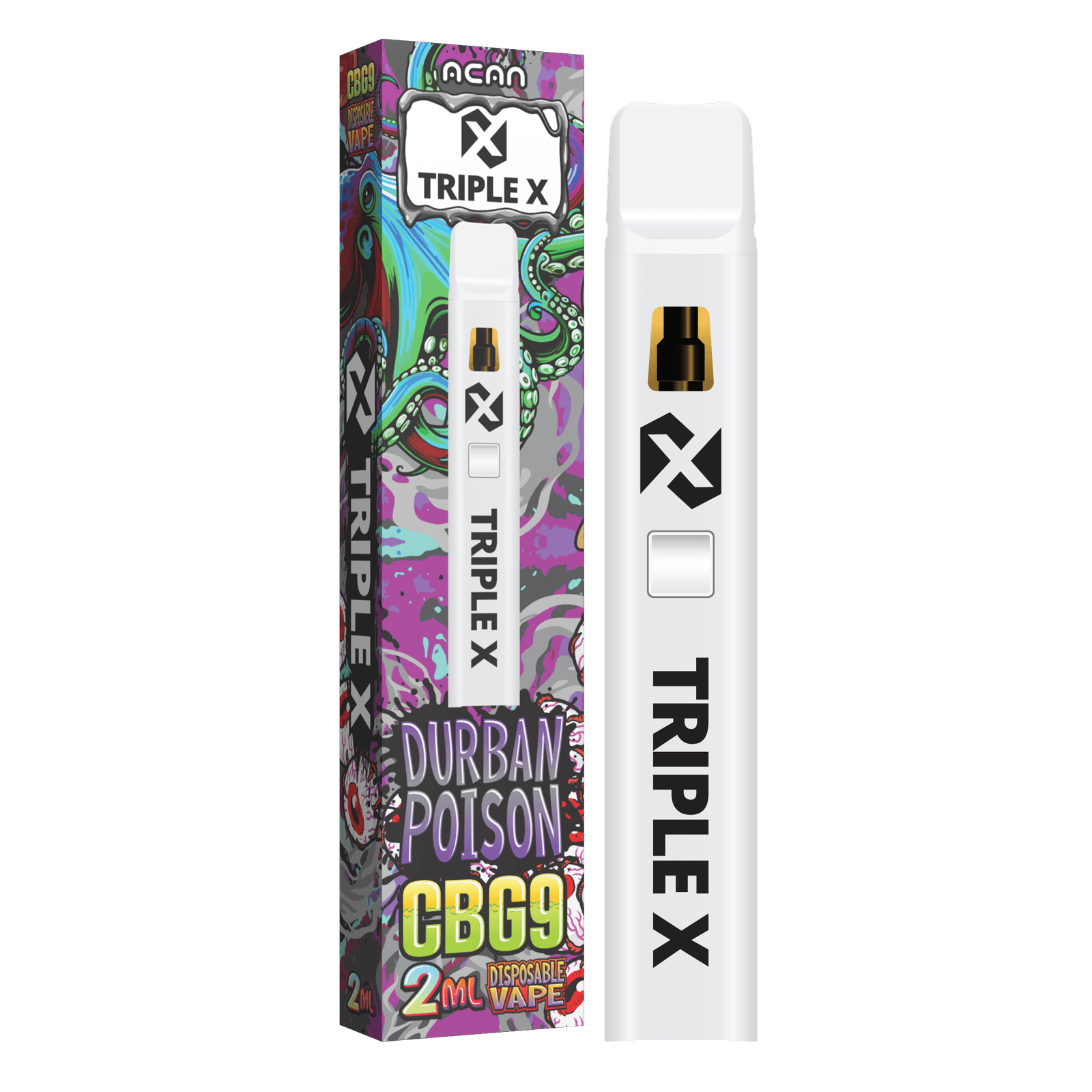 Acan Triple X CBG9 Durban Poison 2ml Vape