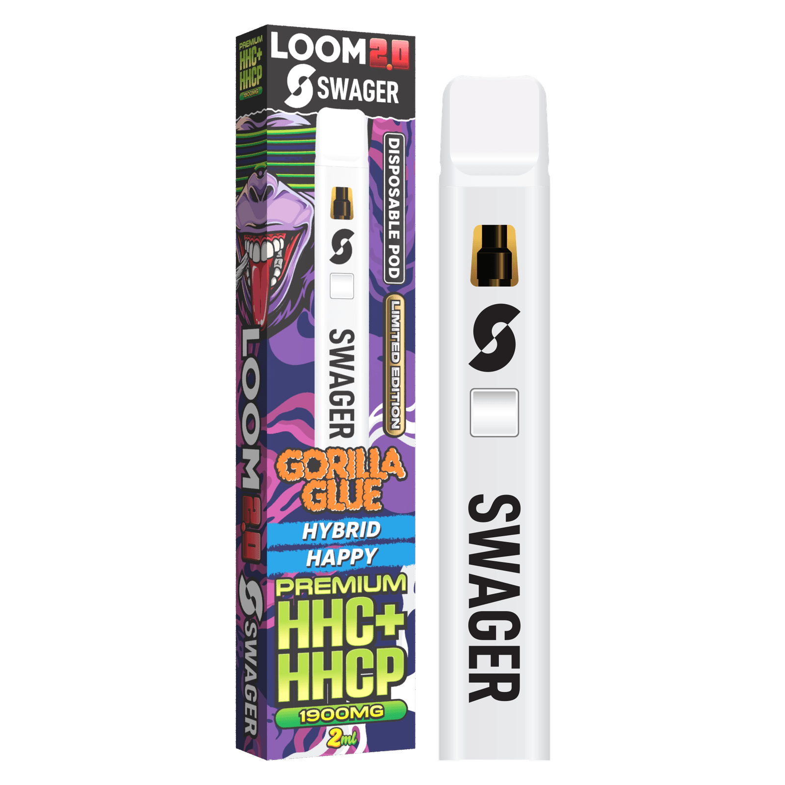 LOOM 2.0 Gorilla Glue HHC+HHCP 2ml Vape