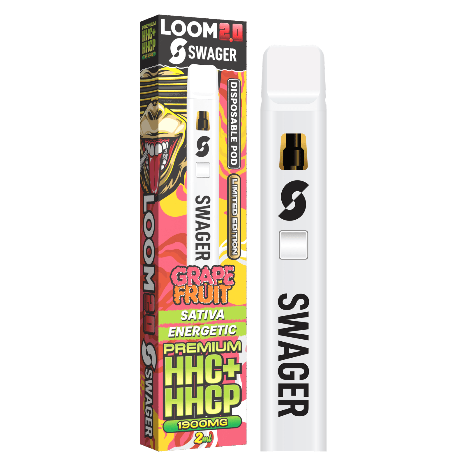 LOOM 2.0 Grape Fruit HHC+HHCP 2ml vape