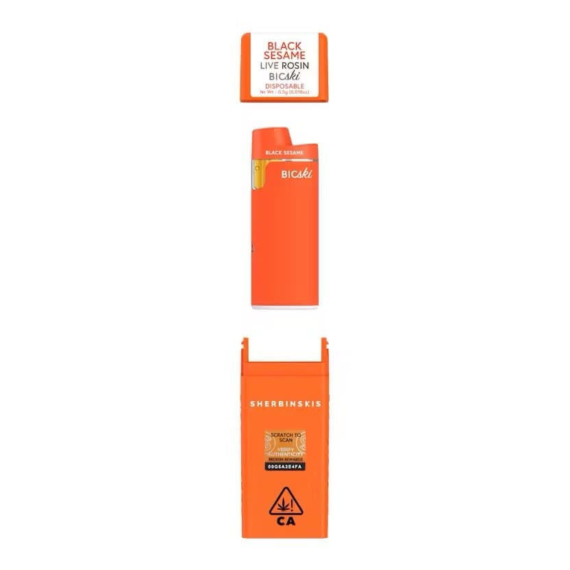 Sherbinskis Black Sesame Bicski Disposable Vape - 0.5g