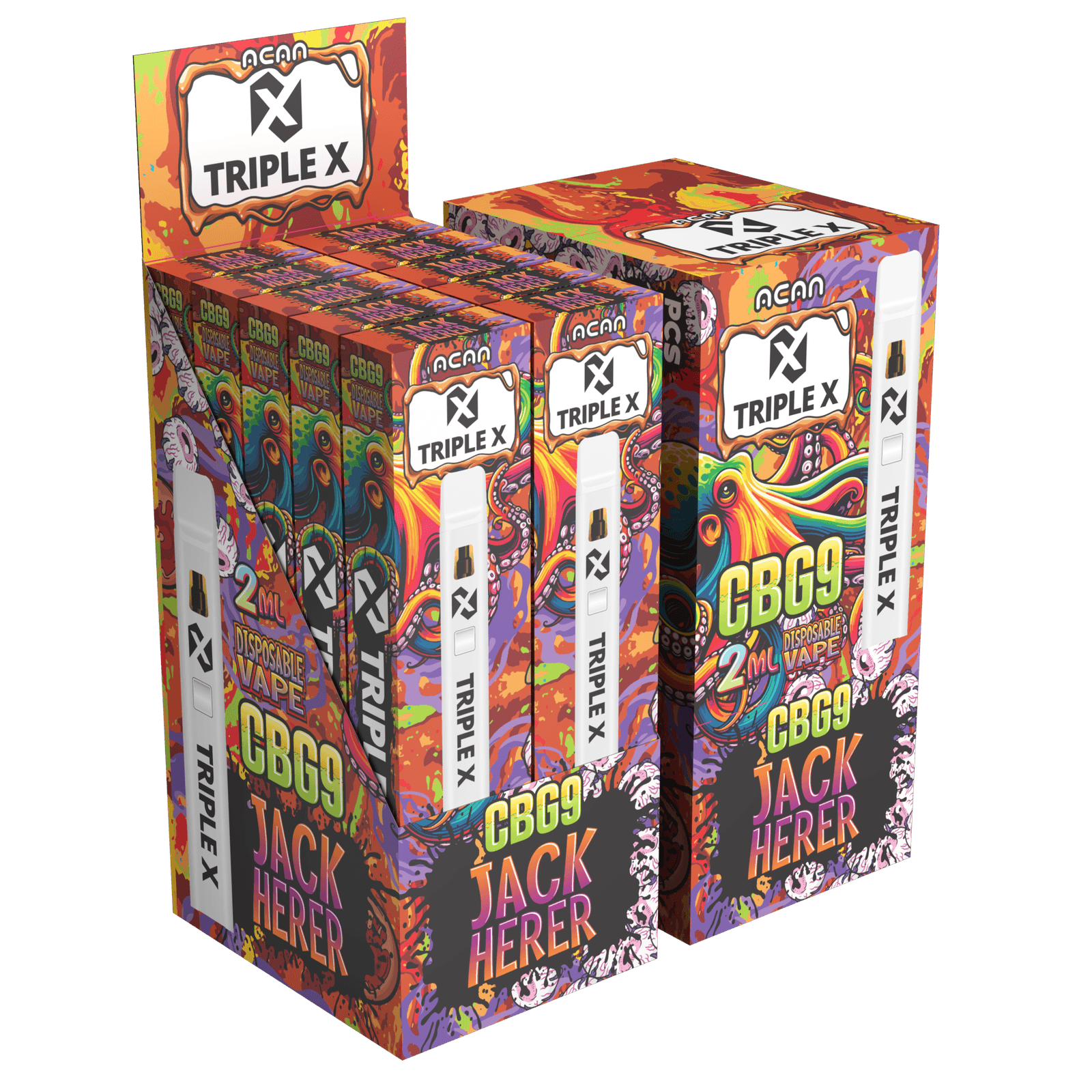 Acan Triple X CBG9 Jack Herer 2ml Vape