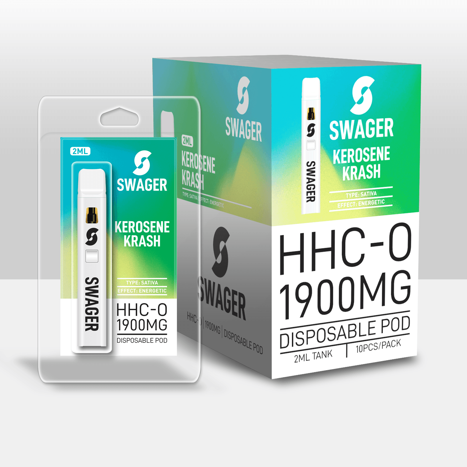 Swager HHC-O Kerosene Krash 1900mg 2 ml Vape