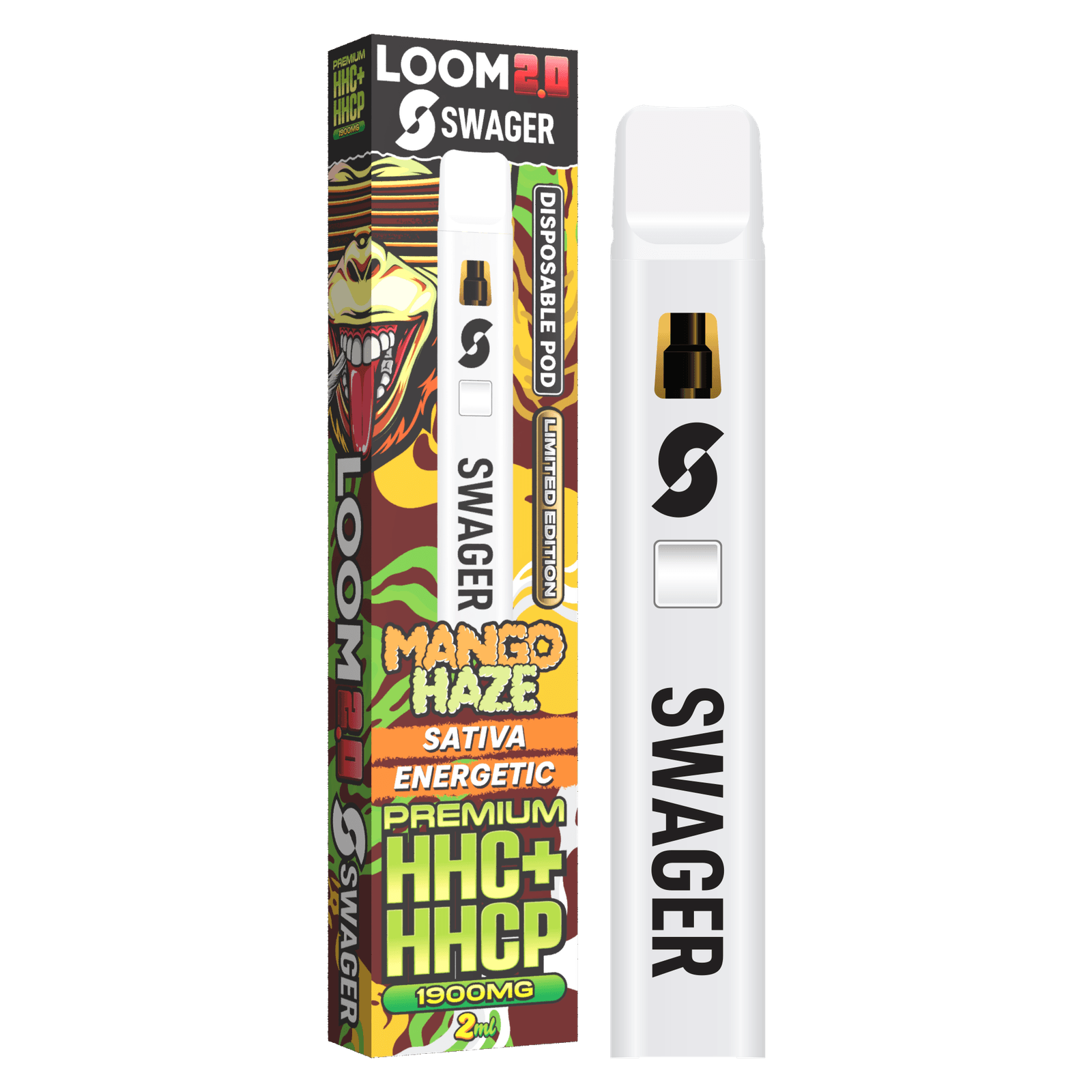 LOOM 2.0 Swager Mango Haze HHC+HHCP 2ml vape