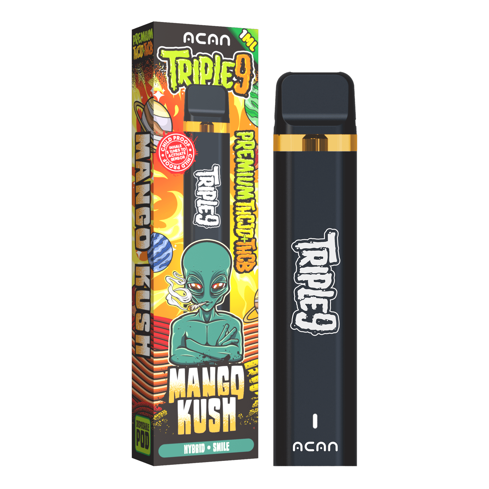 ACAN Triple 9 THCJD Mango Kush 1ml Vape
