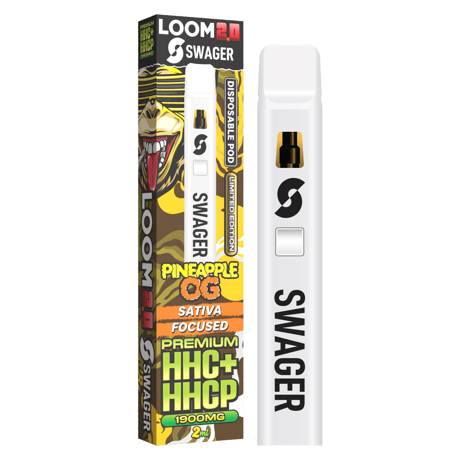 LOOM 2.0 Swager Pineapple OG HHC+HHCP 2ml vape