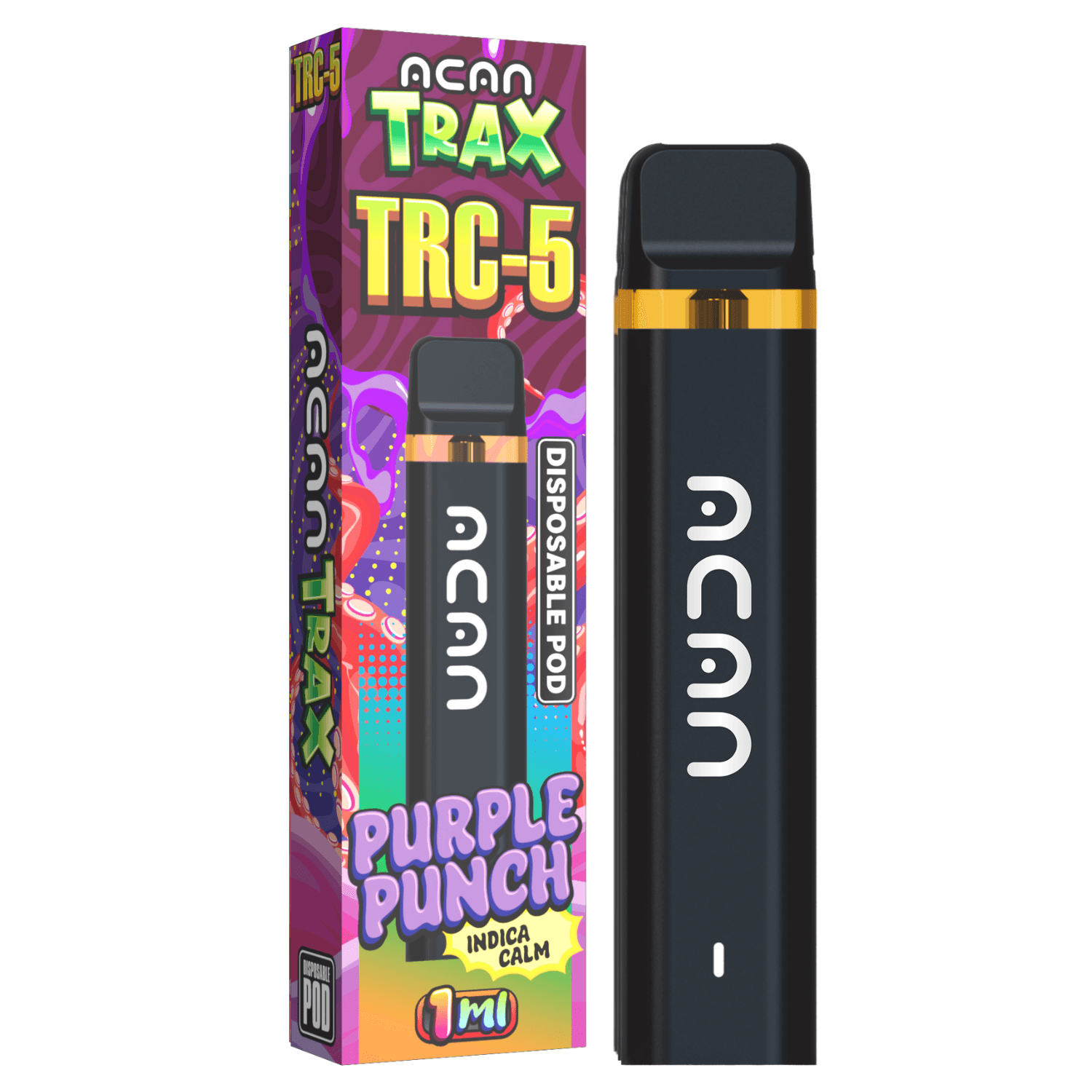ACAN Trax TRC-5 Purple Punch 1ml Disposable Vape