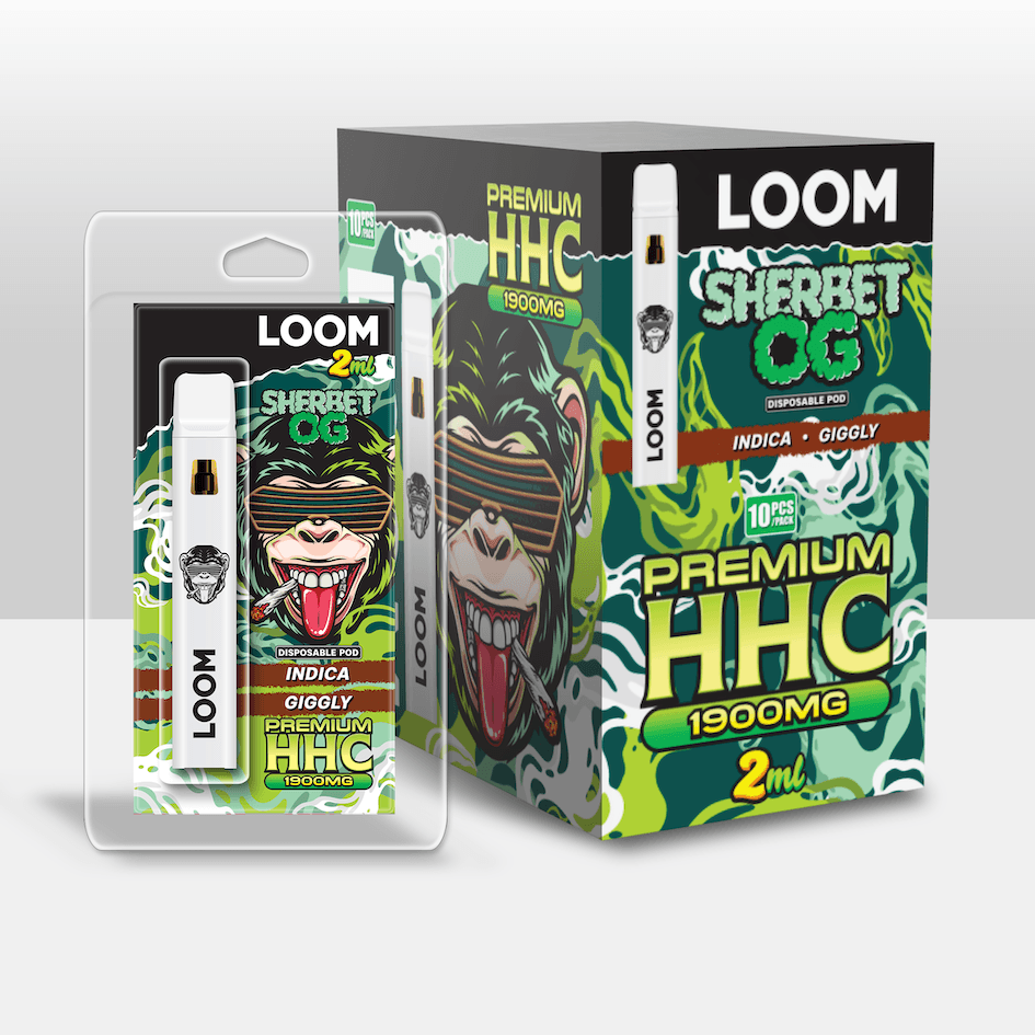 LOOM HHC Sherbet OG 1900mg 2 ml Vape