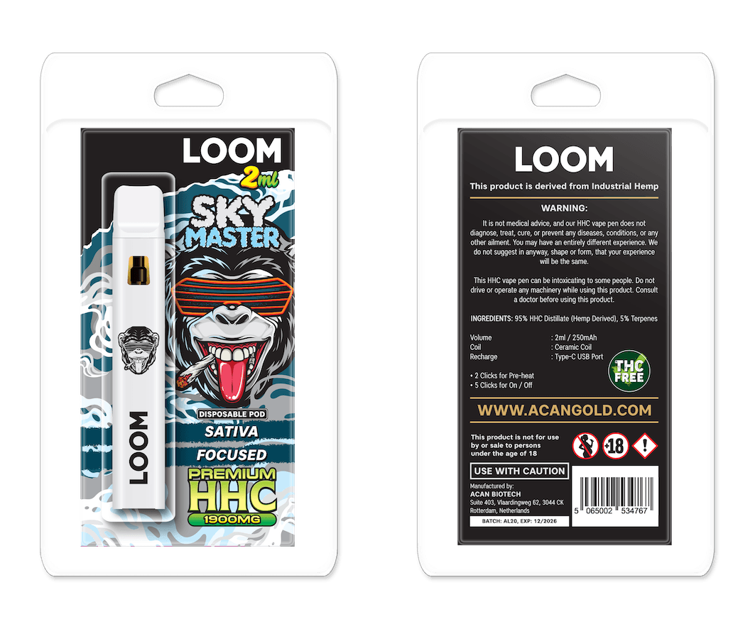 LOOM HHC Sky Master 1900mg 2 ml Vape