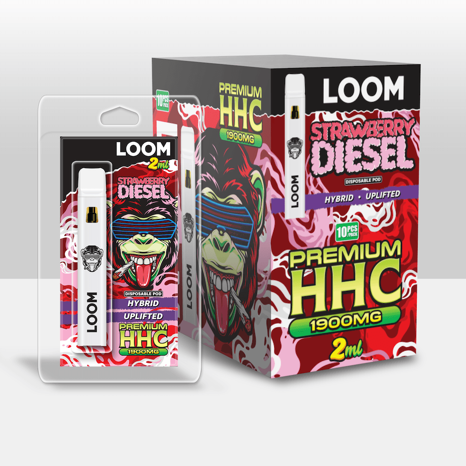 LOOM HHC Strawberry Diesel 1900mg 2 ml Vape