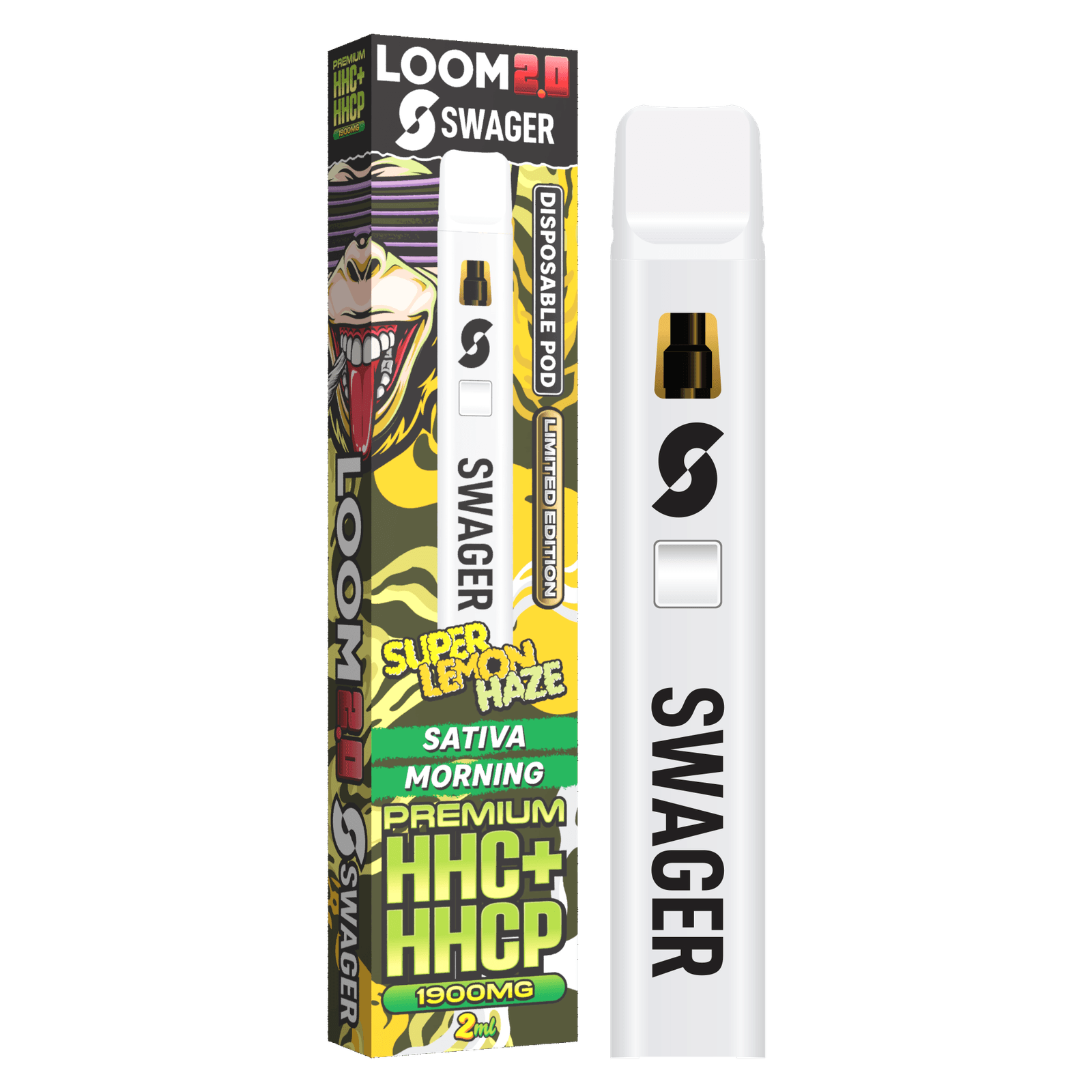 LOOM 2.0 Swager Superlemon Haze HHC+HHCP 2ml vape