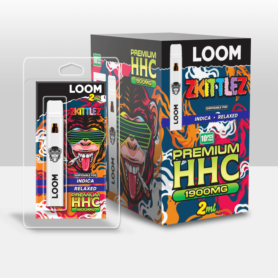 LOOM HHC Zkittlez 1900mg 2 ml Vape