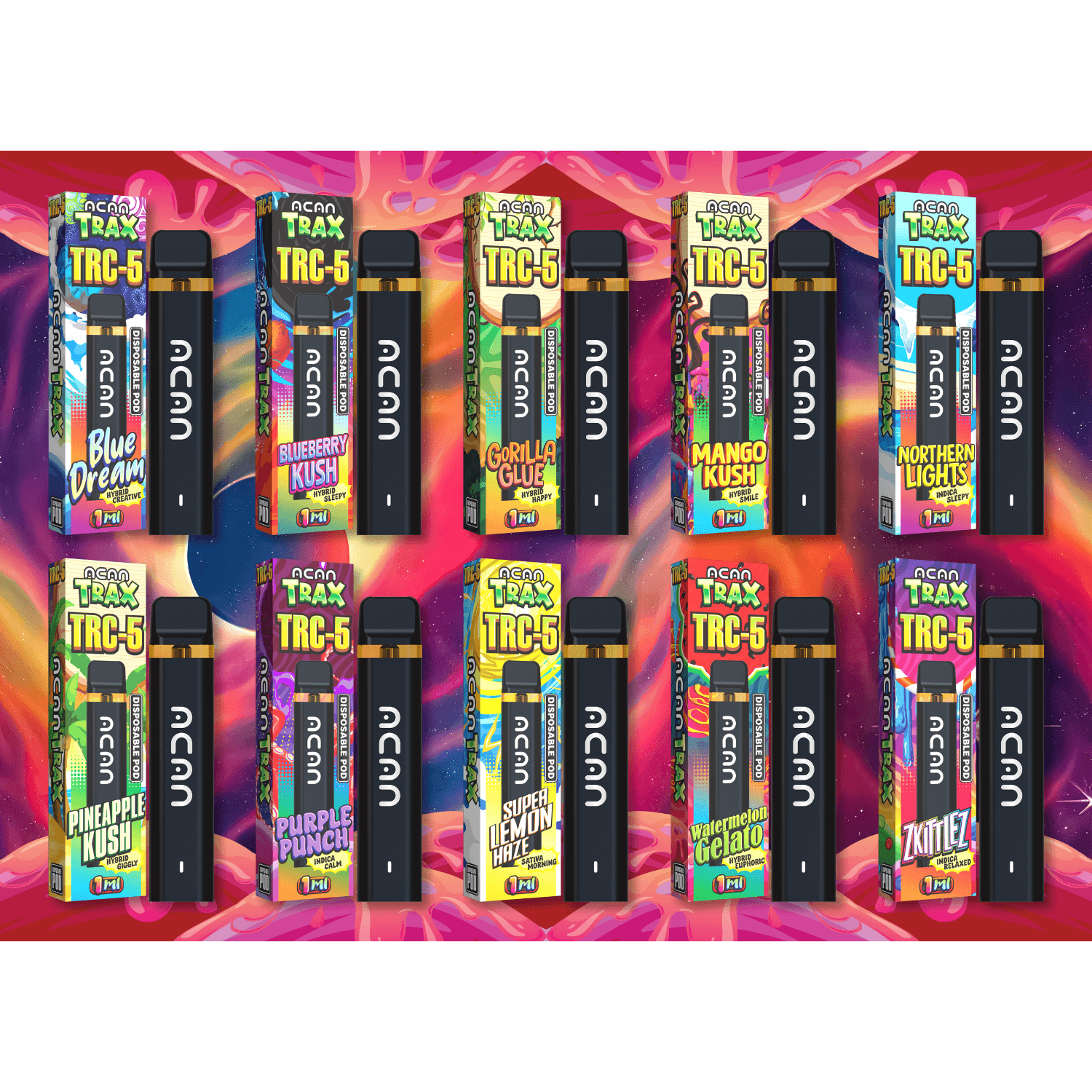 ACAN Trax TRC-5 Mango Kush 1ml Disposable Vape