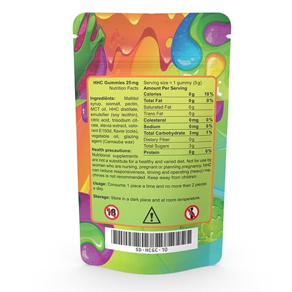 HHC Gummies Bears 250mg - 25mg x 10pcs